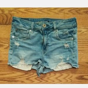 American Eagle Lace Pocket Shorts Womens Size: 4